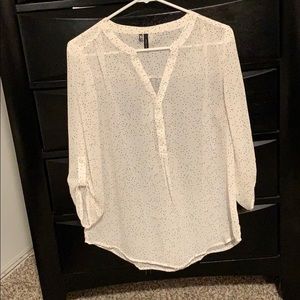 Polka dot blouse
